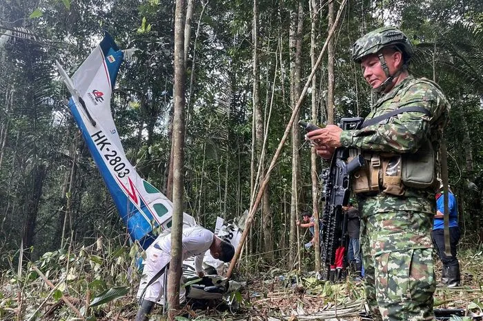 Die Geschwister waren am 1. Mai mit einer Propellermaschine vom Typ Cessna 206 im Department Caquetá im Süden des Landes abgestürzt. Private Kleinflugzeuge sind in der unwegsamen Region oft die einzige Möglichkeit, größere Strecken zurückzulegen. Bei dem Unglück kamen die Mutter der Kinder, der Pilot und ein indigener Anführer ums Leben.
