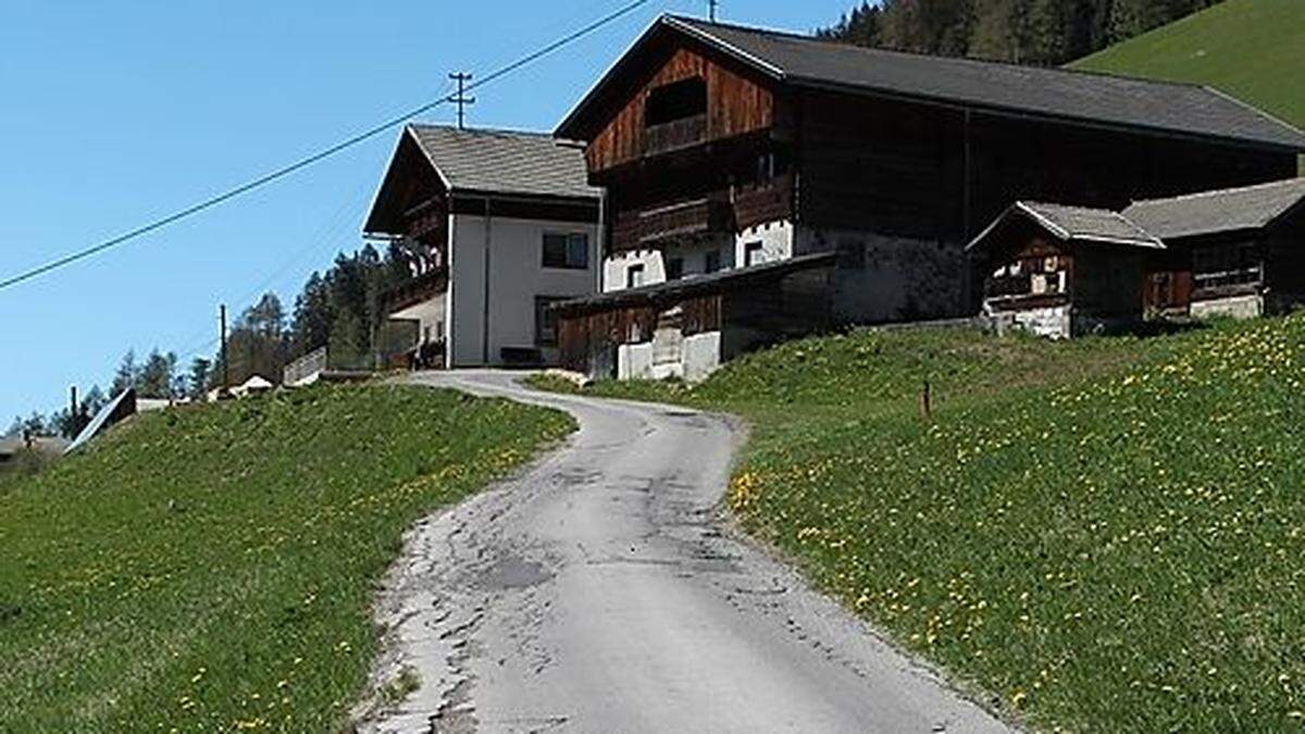 So sieht der Weg Innerlerch in Kartitsch derzeit aus 