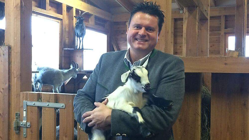 Edelbrenner Edgar Wernbacher züchtet seltene Schaf- und Ziegenrassen