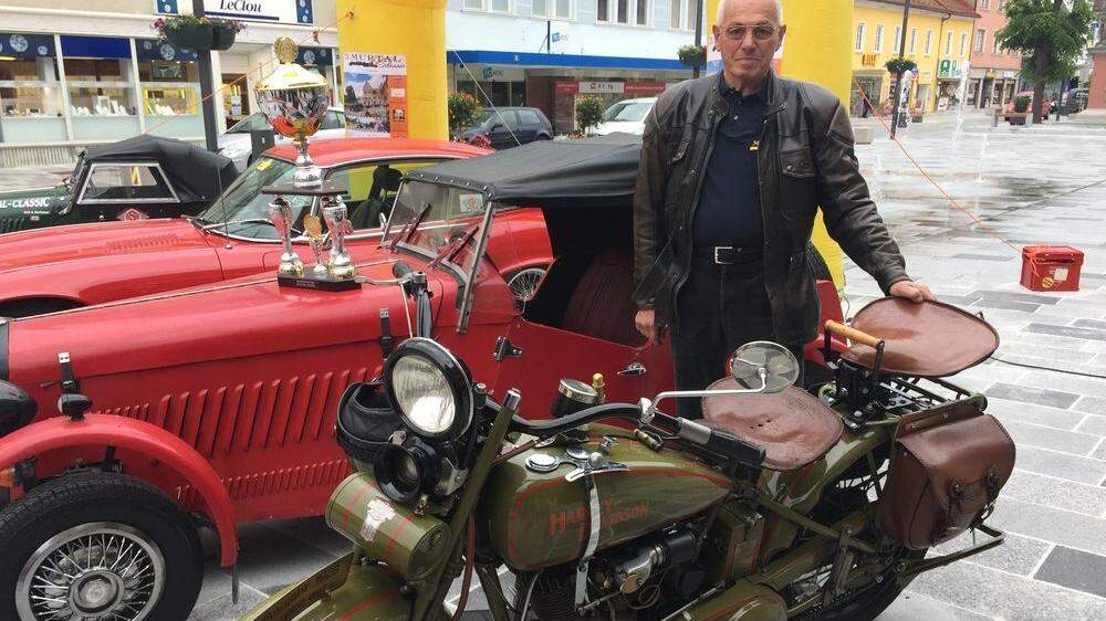 Die besonderen Motorräder und Automobile der Murtal Classic sind auch in Köflach zu sehen 