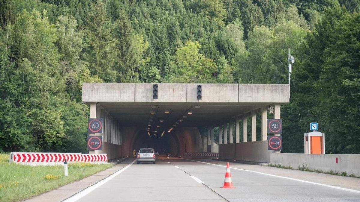 Im Zuge der Bauarbeiten wird auch der Schartnerkogeltunnel saniert