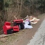 Zimmereinrichtung am Straßenrand entsorgt