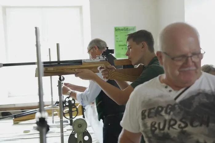 Am Schießstand der Jägerschaft gab es tolle Preise zu gewinnen. 