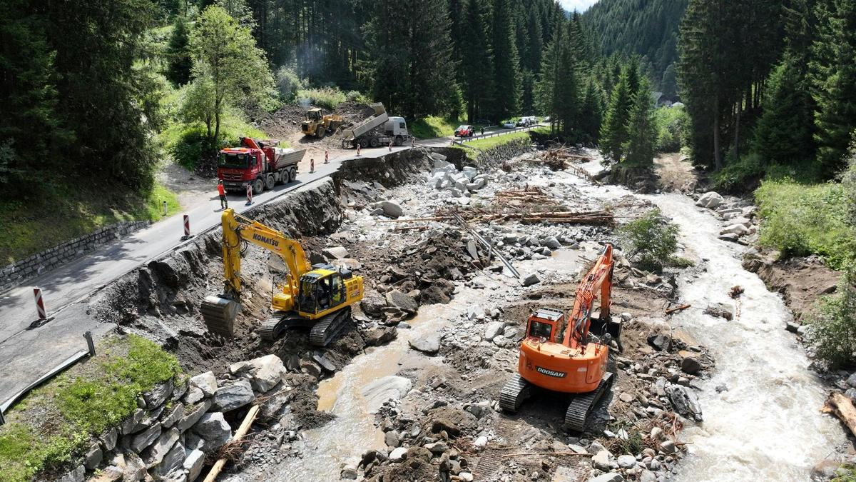 Ende Juli richtete ein Unwetter in Krems in Kärnten schwere Schäden an (Archivfoto)