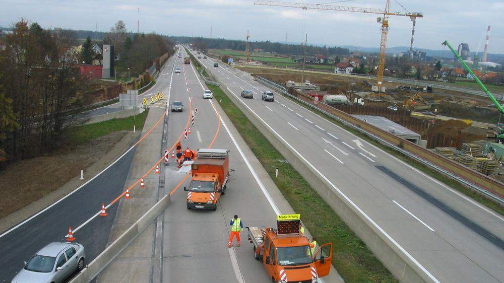 Ein Ausbau der A9 im Süden von Graz - es gibt Pläne, diese werden derzeit evaluiert