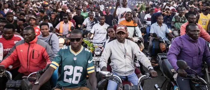 Der Tod von König Oyo Nyimba Kabamba Iguru Rukidi IV herrschte in Uganda Staatstrauer