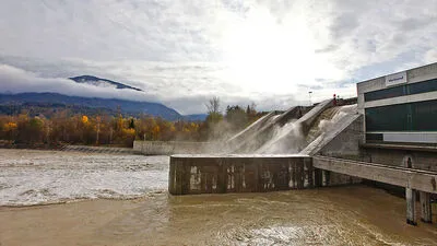Vom Kraftwerk Feistritz werden die Kraftwerke an der Drau gesteuert