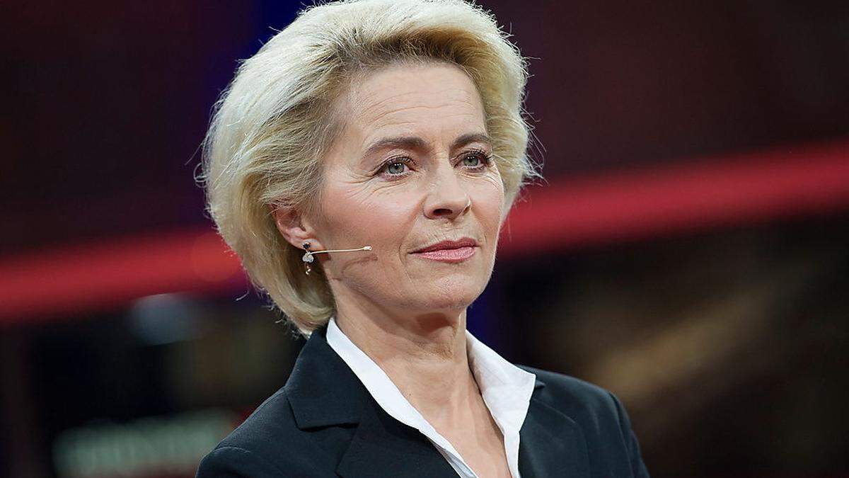 Die deutsche Verteidigungsministerin Ursula von der Leyen