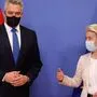 Gutes Einvernehmen: Bundeskanzler Nehammer und EU-Kommissionspräsidentin von der Leyen