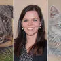Melanie Pichler malt am liebsten Haustiere, und zwar mit Buntstiften. Für ein A4-Porträt braucht sie ungefähr zehn Stunden, besonders die individuelle Fellstruktur ist herausfordernd 
