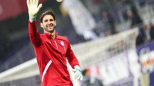 VIENNA, AUSTRIA, 26.OCT.24 - SOCCER - ADMIRAL Bundesliga, FK Austria Wien vs WSG Tirol. Image shows Samuel Sahin-Radlinger (A.Wien).Photo: GEPA pictures/ Armin Rauthner | Samuel Sahin-Radlinger für Austria Wien