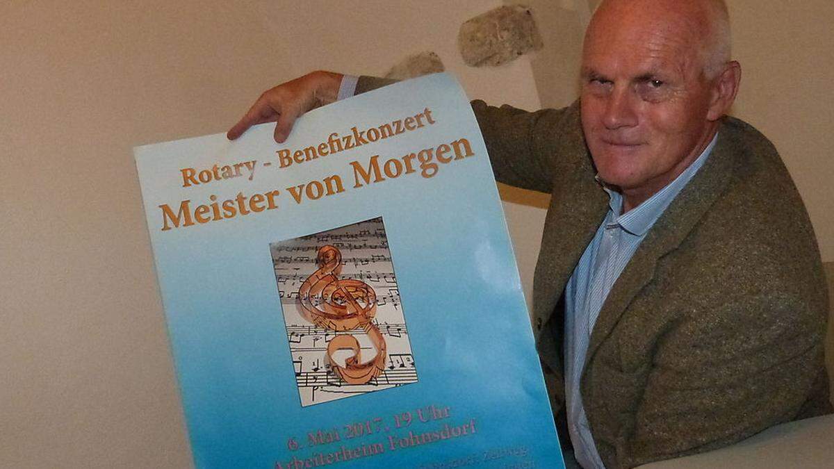 Hochbegabte Schüler der fünf Murtaler Musikschulen, der Uni wie des Konservatoriums Graz interpretieren klassische wie zeitgenössische Musik. „Eine schöne Sache“, lädt Rotarier Peter Parson ein 