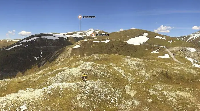 Das Pärchen beim Liebesspiel in den Nockbergen