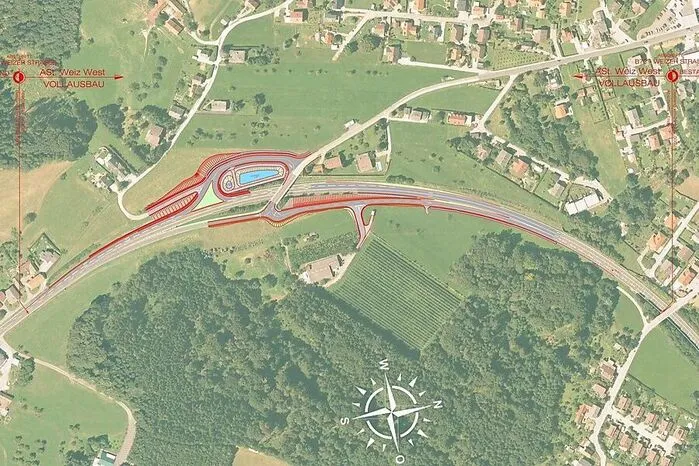 Die Anschlussstelle "Weiz West" an der B72 in die Marburgerstraße wird erst 2021 fertig gebaut. Das Projekt hat für das Land keine Priorität. Die Stadt Weiz ist davon wenig begeistert und versucht zu intervenieren. Mehr dazu...