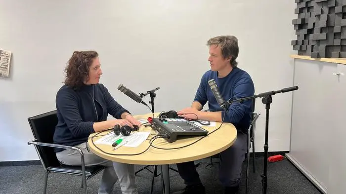 Bettina Friedl im Podcast-Gespräch mit David Knes