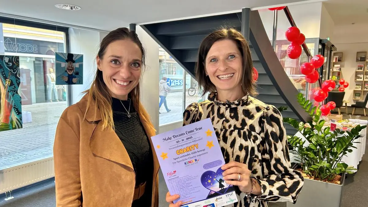 Cornelia Bachkönig und Sabine Eichberger haben gemeinsam mit Ines Archan (nicht im Bild) die Veranstaltung organisiert