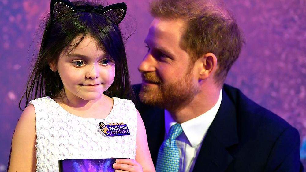 Hat ein Herz für Kinder: Prinz Harry bei den &quot;WellChild Awards&quot;