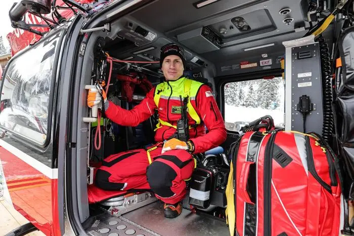 Indienststellung des neuen Notarzthubschraubers H145 "ARA-3" Nassfeld ARA-Station 