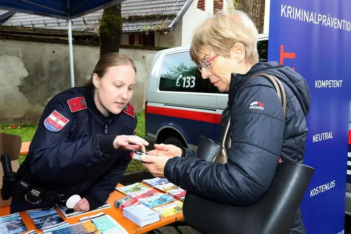 Sicherheitsberatung der Polizei.       