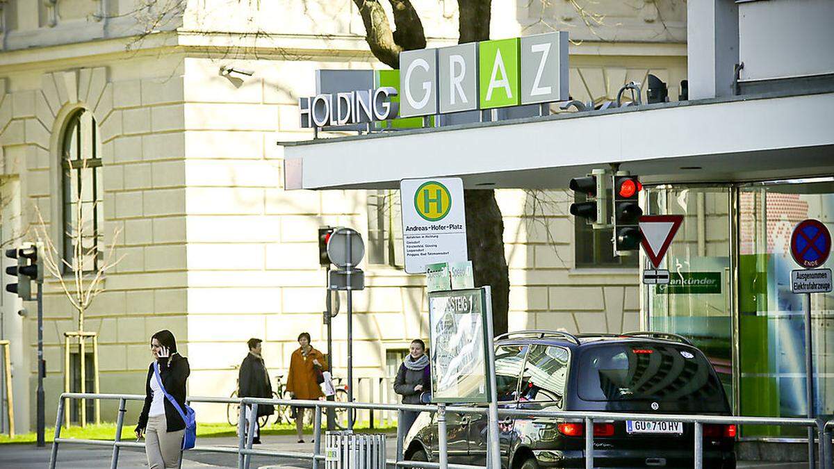 Die Zentrale der Holding Graz am Andreas-Hofer-Platz