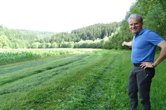 Hier gibt es schon einen Weg, der zu einem Staukraftwerk führt.