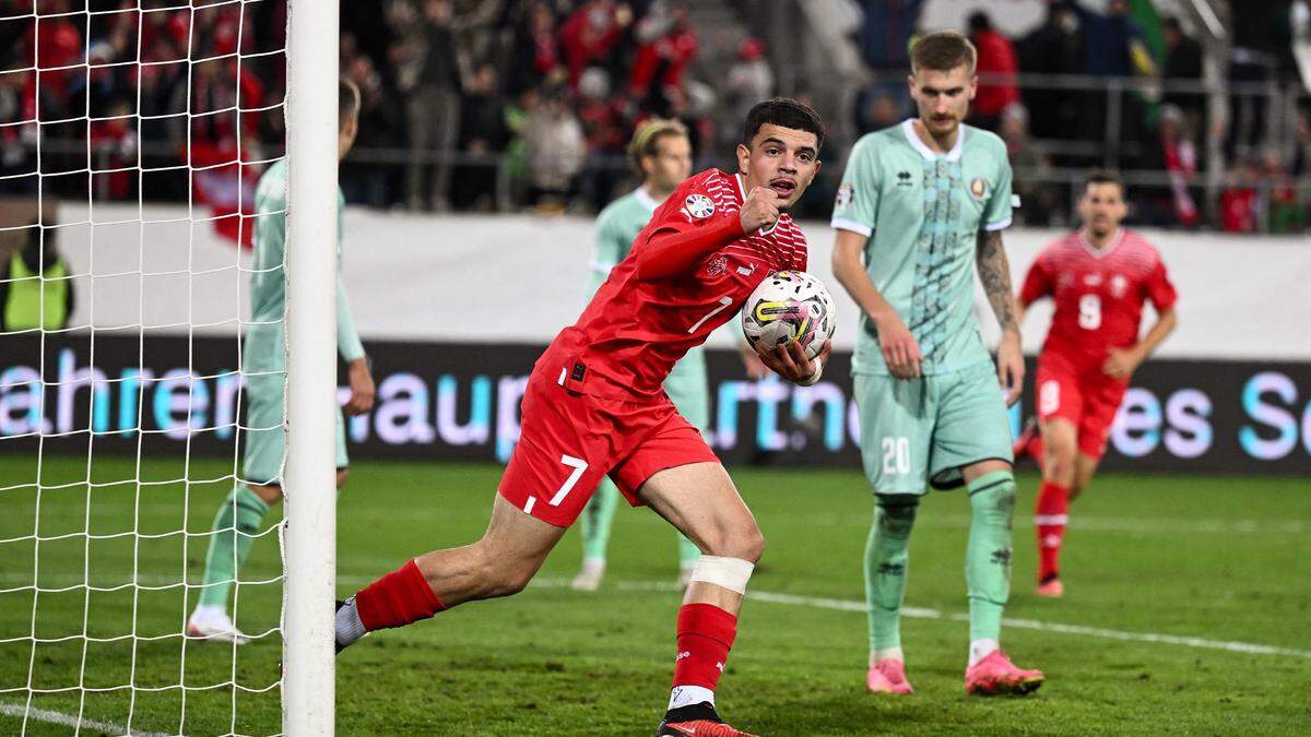 Die Schweiz holte doch noch einen Punkt gegen Belarus