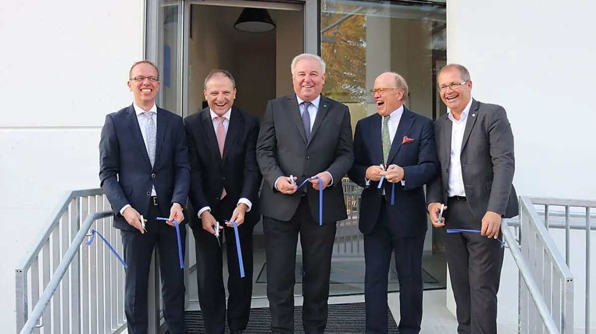 Freude bei Poppe, Feith, Schützenhöfer, Grupp und Osprian (v.l.n.r)