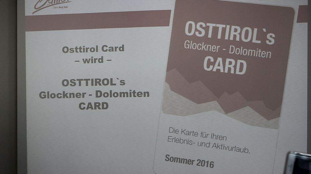 So wird sie aussehen - die neue Osttirol Card