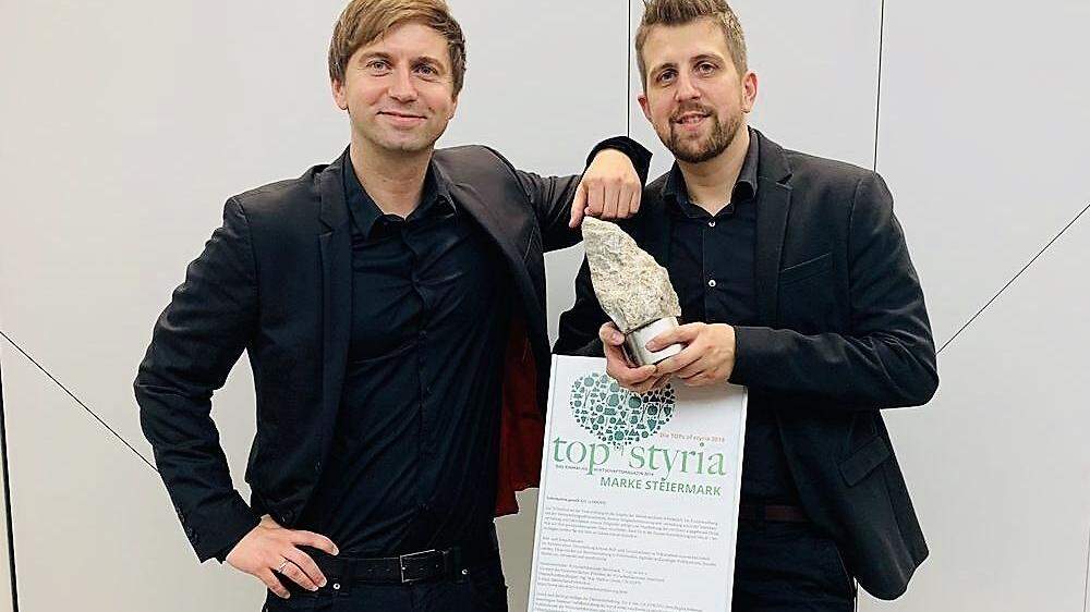 Die „Scarletred“-Gründer Harald und Stefan Schnidar aus Bärnbach