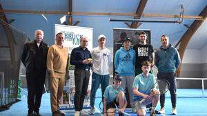 Das Team rund um Sebastian Ofners Trainer Stefan Rettl möchte Bruck zu einer Tennishochburg machen