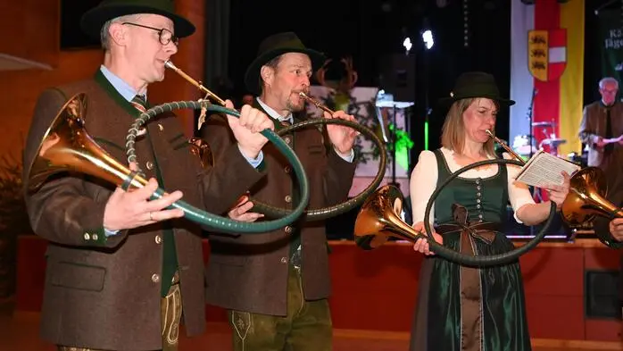 Zur Balleröffnung sorgte die Jagdhornbläsergruppe Althofen-Guttaring mit ihrem Auftritt für eine feierlichen Stimmung.