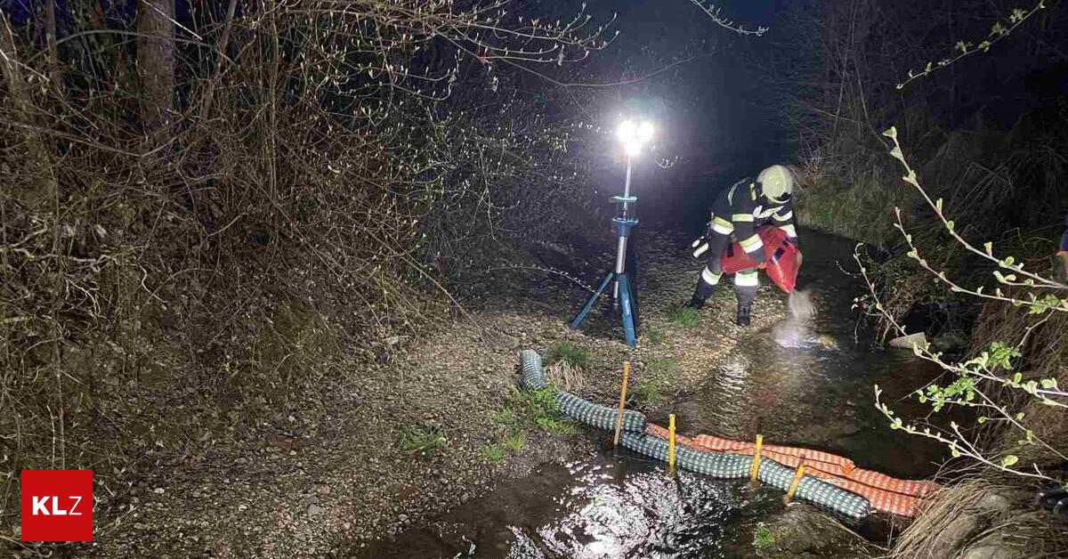 La-nitzthal-Diesel-in-Bach-17-Feuerwehrleute-r-ckte-zum-Schadstoffeinsatz-aus