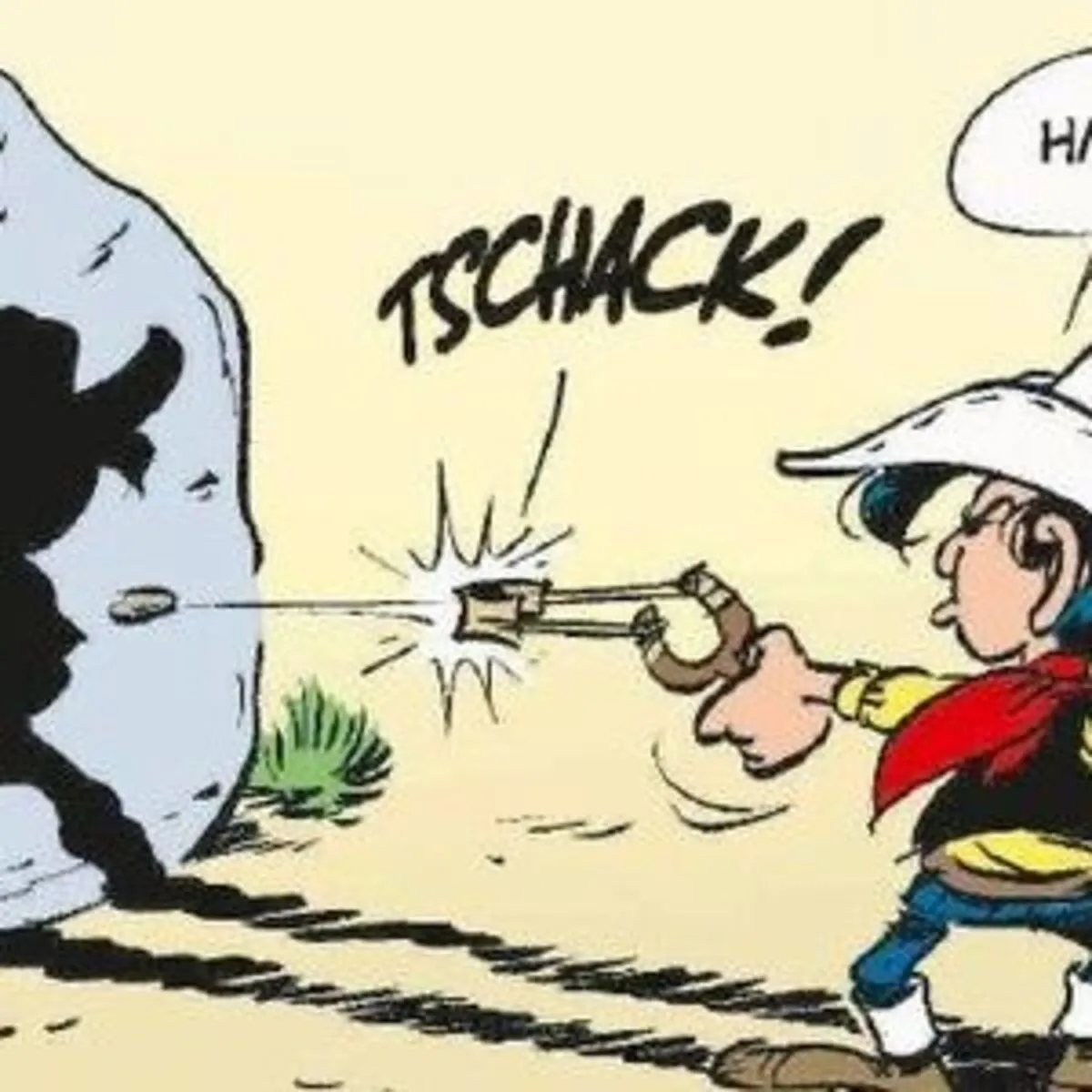 Neuer Lucky-Luke-Comic: Frh bt sich, wer ein echter Ami werden will
