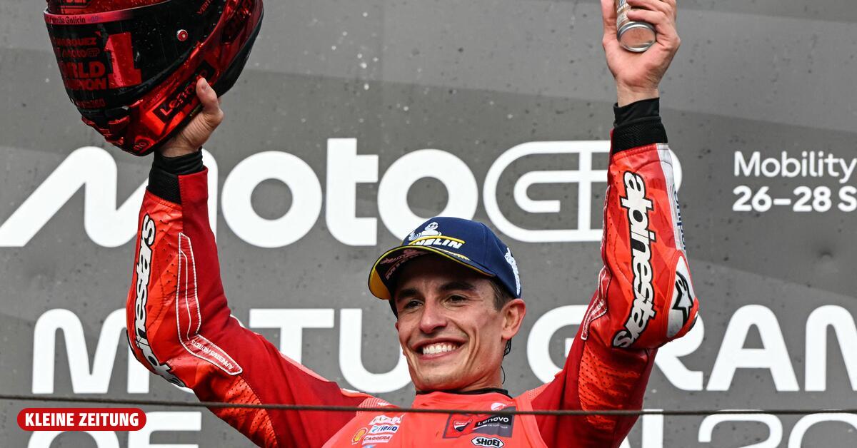 Motorrad: Markierungen für den siebten MotoGP -Weltmeister