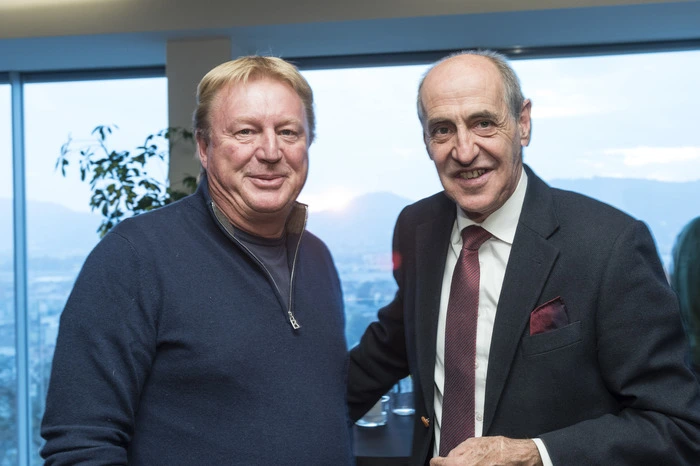 Patron Franz Grossauer und Berufsschuldirektor Josef Schellnegger