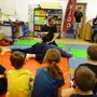 Der ASKÖ Aikido Pro zeigte den Kindern Selbstverteidigungstechniken