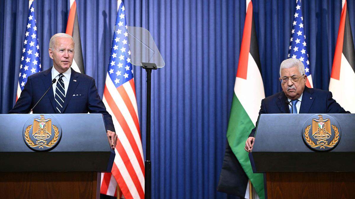 Mit im Gepäck hatte Biden auch neue Finanzhilfen der USA für die Palästinenser.