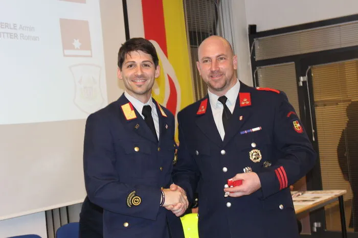 Rahman Ikanovic (links) mit Roman Rutter