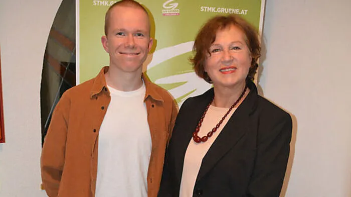 Bezirkssprecherin Brigitte Rupp mit ihrem Stellvertreter Alexander Ortner