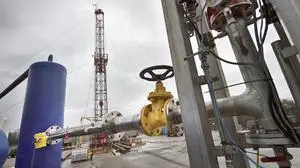 Geothermie: Hier eine Bohrungsanlage in Wien-Essling