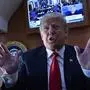 Trump in der Air Force 1 