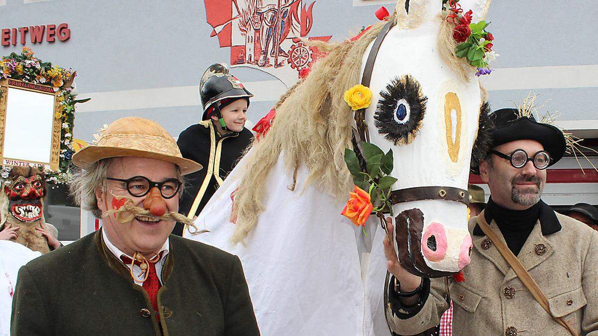 Oberschimmelrat Johann Lippi und Rosser Klaus Steffelbauer