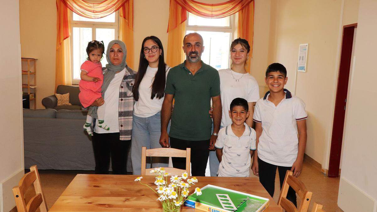 Seit März lebt die kurdische Familie in Waiern und hat sich schon gut eingelebt
