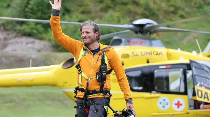 Hauptdarsteller Sebastian Ströbel in Aktion vor seinen größten Fans