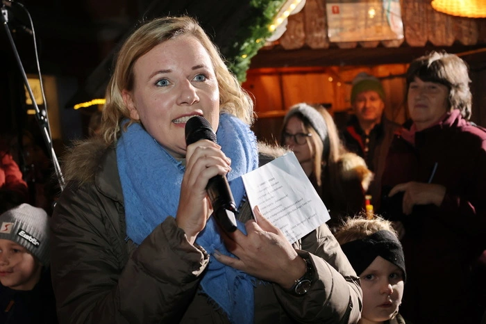 Christina Merlini vom Wirtschaftsforum und das Zehnerhaus-Team organisierten den Bad Radkersburger Advent.
