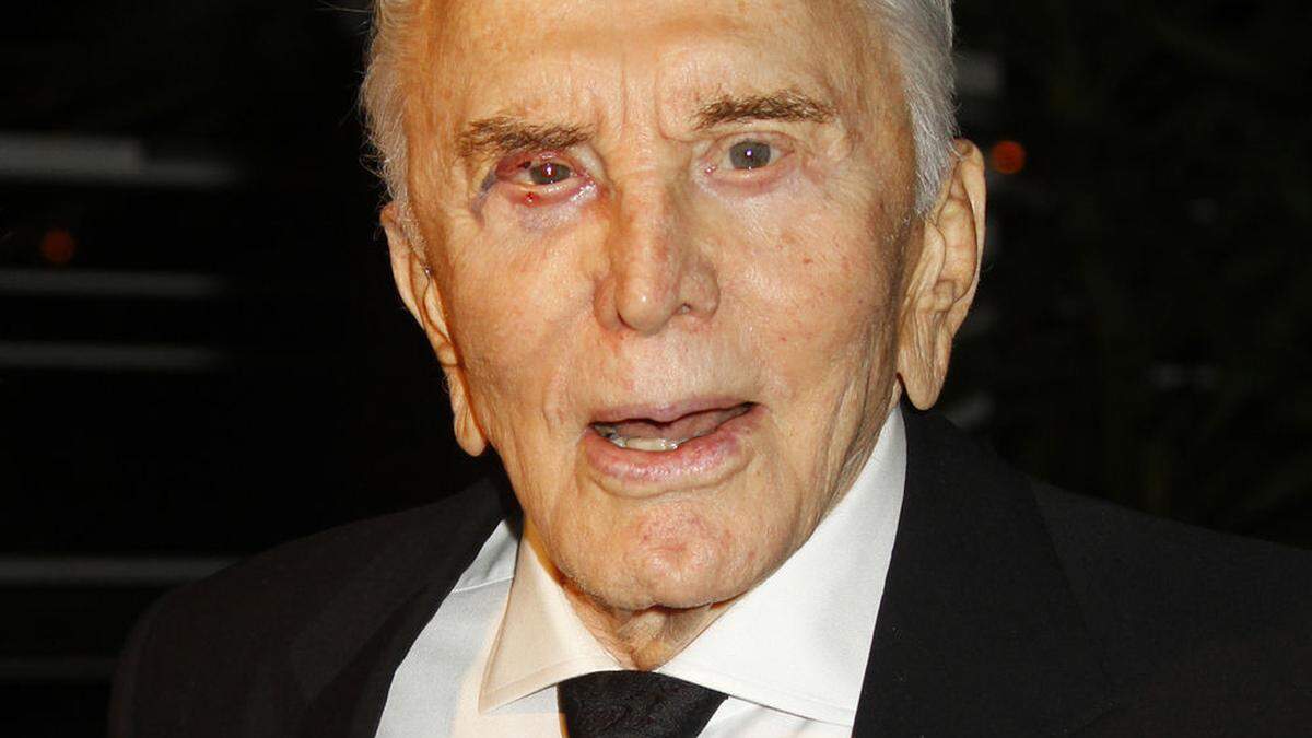 Kirk Douglas ist seit einem Schlaganfall vor 20 Jahren sprechbehindert 