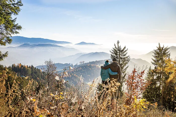 Wunderschönes Panorama auf dem Schartnerkogel