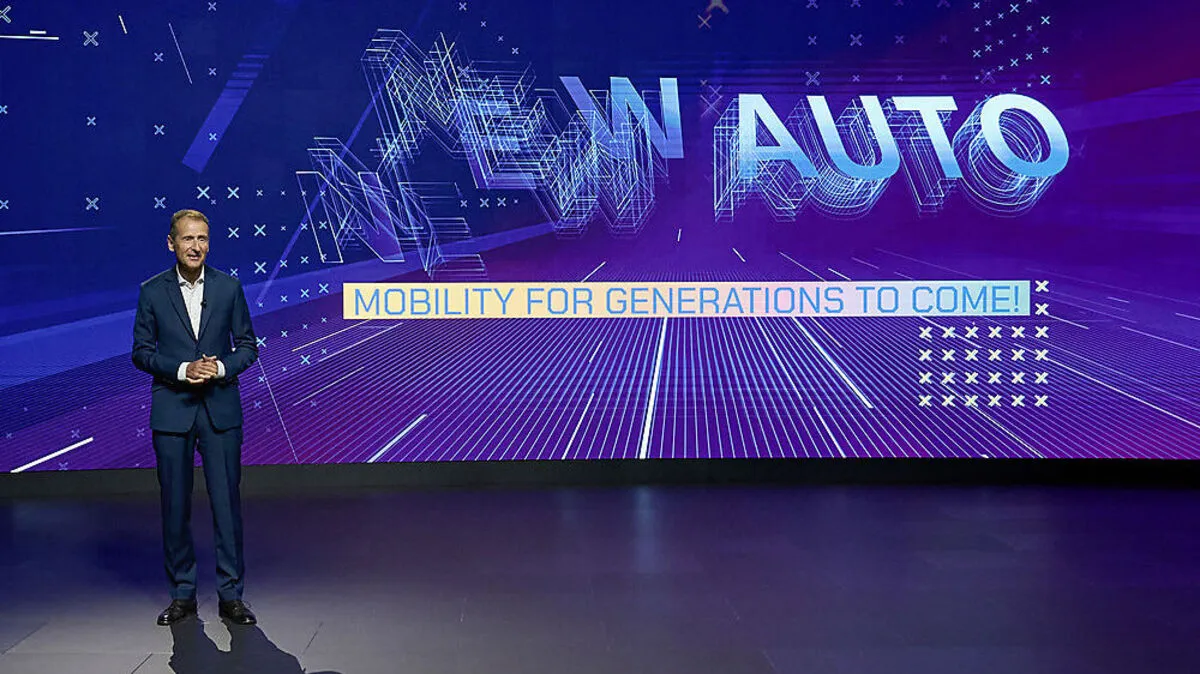  Vorstandschef Herbert Diess stellte neue Unternehmensstrategie vor