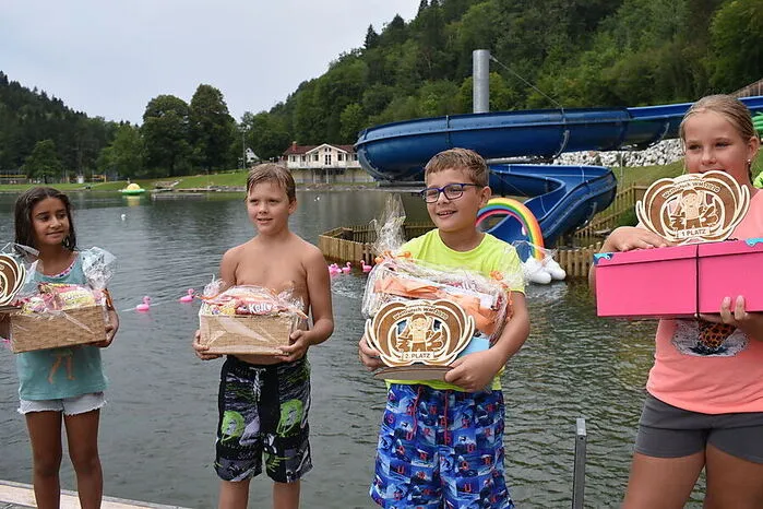 Schlussendlich konnte aber Katharina Peiser das Kinder-Rennen für sich entscheiden. Platz zwei erlangte Simon Malek, Platz drei Amelie Arslan und an vierter Stelle kam Sandro Schober.