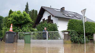 Überflutungen in Leonding